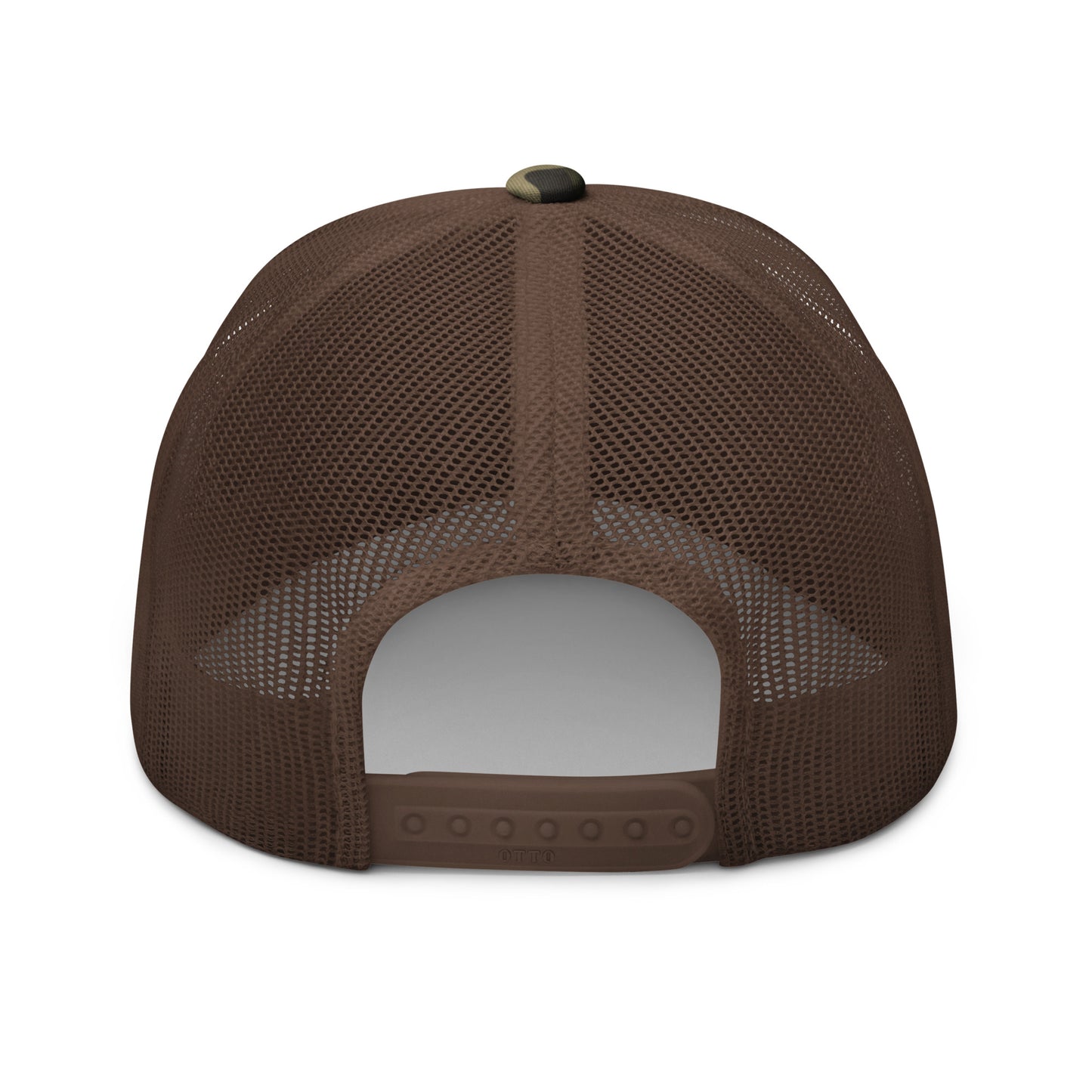 Cannamazoo Black Stitch Camouflage Trucker Hat