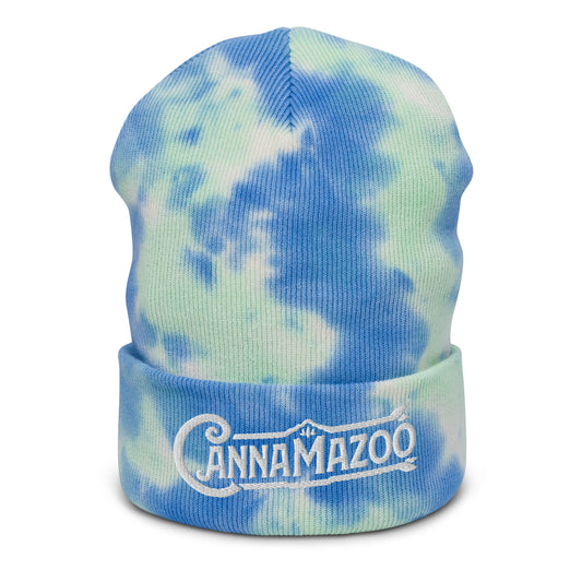 Cannamazoo White Stitch Tie-dye Beanie