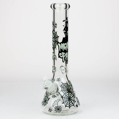 14" Glow in the dark 7 mm glass water bong [YG]_14