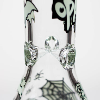 14" Glow in the dark 7 mm glass water bong [YG]_4