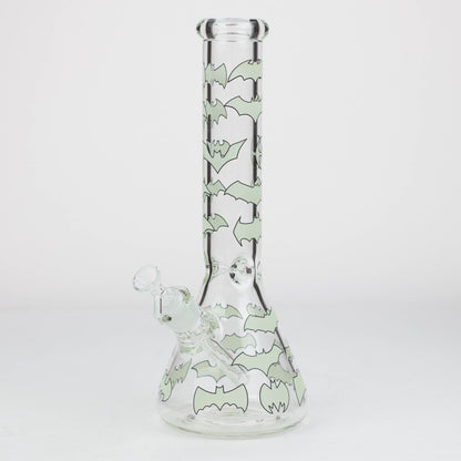 14" Glow in the dark 7 mm glass water bong [YG]_13