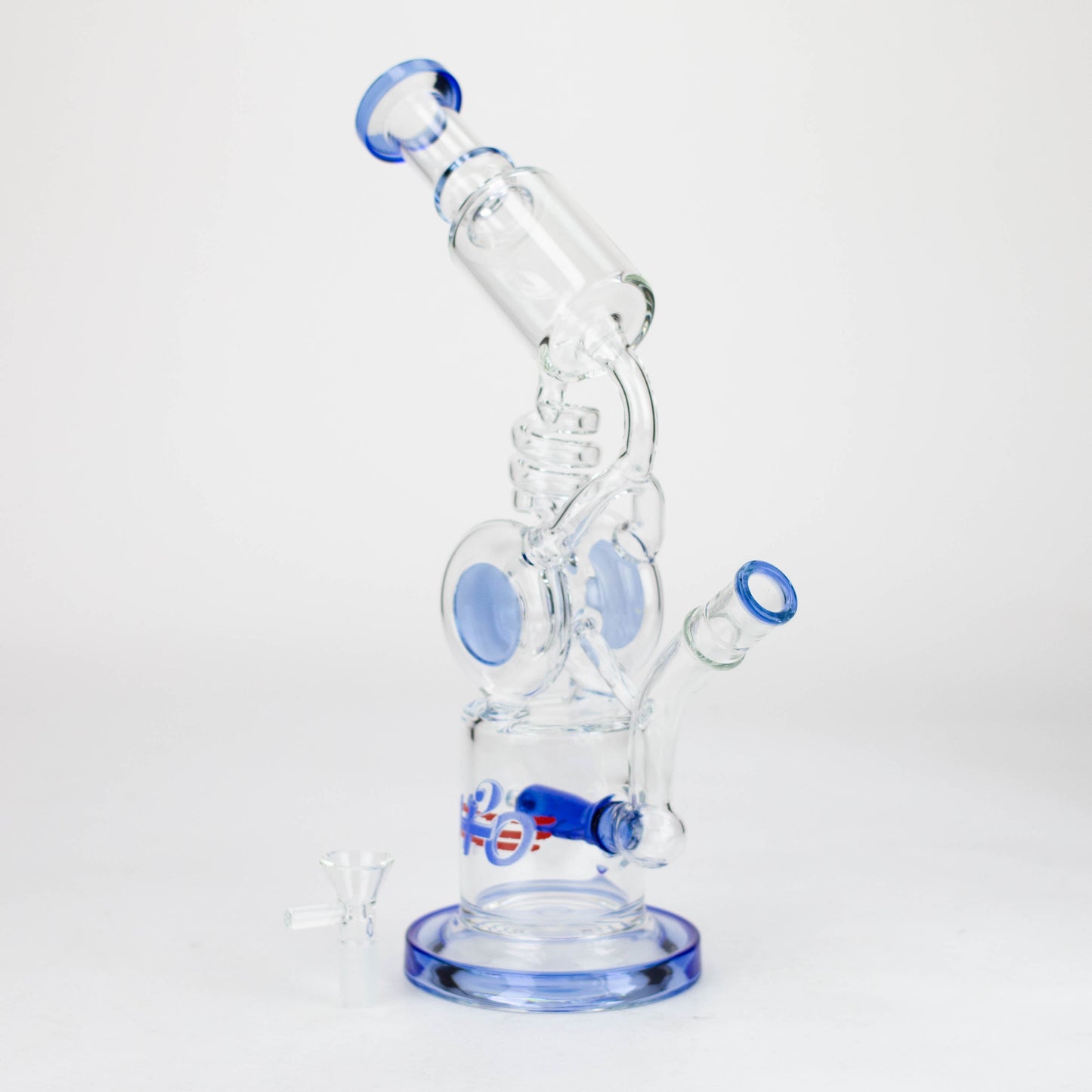 H2O | 10" glass water bong [H2O-5023]_7