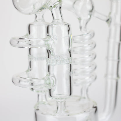 H2O | 12" Coil Glass water recycle bong [H2O-5027]_5