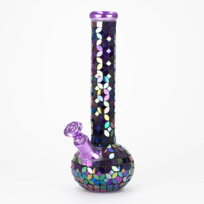 15.5" Mosaic 7mm glass bong [MSAK-4]_0