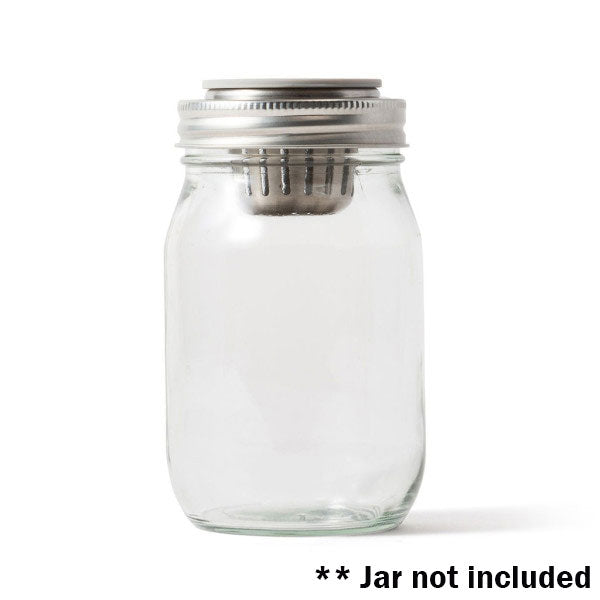 HERBWARE | Mason Jar Humidity PK holder Wide Mouth_3