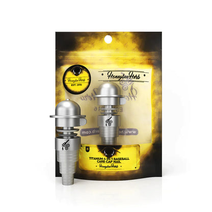 Honeybee Herb | TITANIUM 6 IN 1 BASEBALL CARB CAP DAB NAIL_0