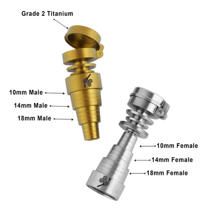 Honeybee Herb | TITANIUM 6 IN 1 CARB CAP DAB NAIL_5